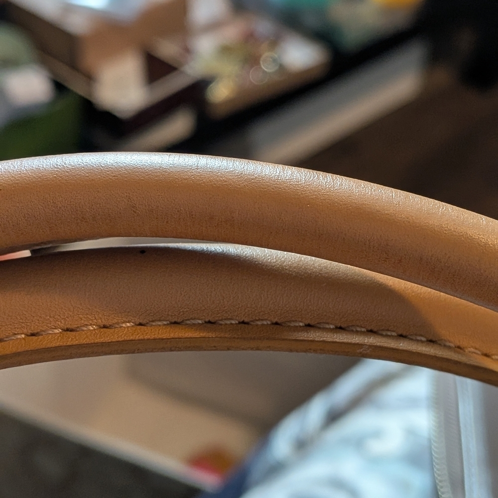 Coach Vintage Bonnie Britian Tan Legency Zip Satchel - Picture 12 of 12